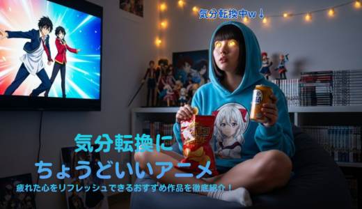 気分転換にちょうどいいアニメ｜疲れた心をリフレッシュできるおすすめ作品を徹底紹介！