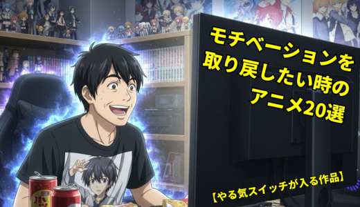 モチベーションを取り戻したい時のアニメ20選【やる気スイッチが入る作品】